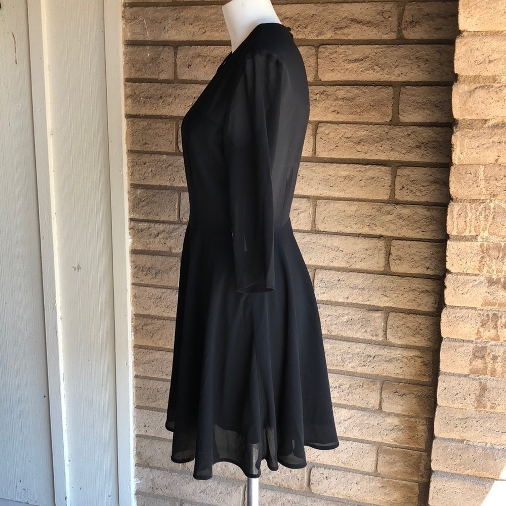BB Dakota Shaelei Black Cocktail Dress Size 4 Sultry Back Cutout NWT’s - Picture 3 of 8
